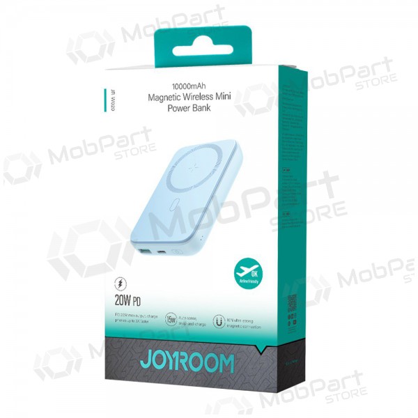Εξωτερική μπαταρία Power Bank Joyroom JR-W020 20W Magnetic Wireless 10000mAh μπλε Εξωτερική μπαταρία Power Bank Joyroom JR-W020 20W Magnetic Wireless 10000mAh μπλε
