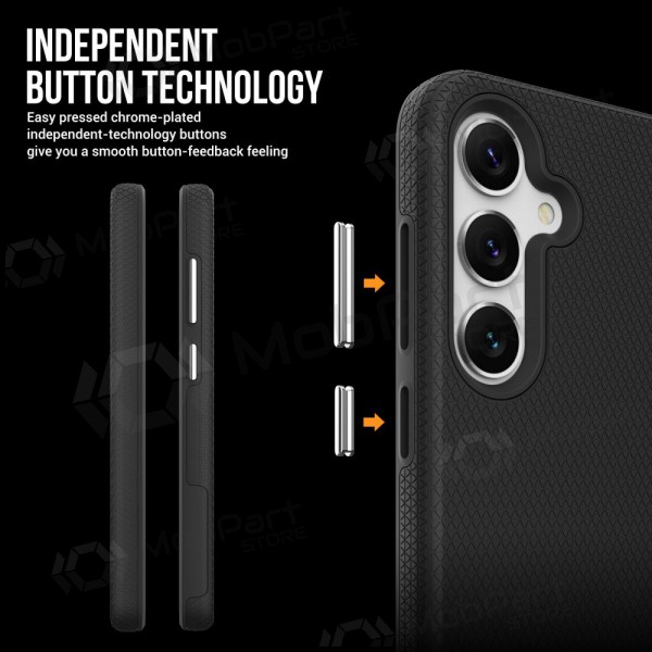 Θήκη Perfectionists Triangle Case Samsung S916 S23 Plus 5G μαύρος