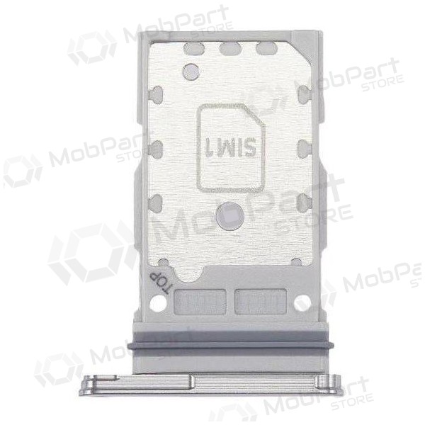 Samsung S901 / S906 Galaxy S22 / S22 Plus Υποδοχή κάρτας SIM (Dual) (άσπρο) Samsung S901 / S906 Galaxy S22 / S22 Plus Υποδοχή κάρτας SIM (Dual) (άσπρο)