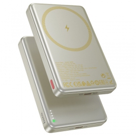 Εξωτερική μπαταρία Power Bank Hoco Q26A PD20W Magnetic 10000mAh χρυσαφένιος