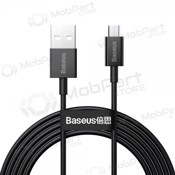 USB καλώδιο Baseus Superior microUSB 2A 2.0m (μαύρος) CAMYS-A01