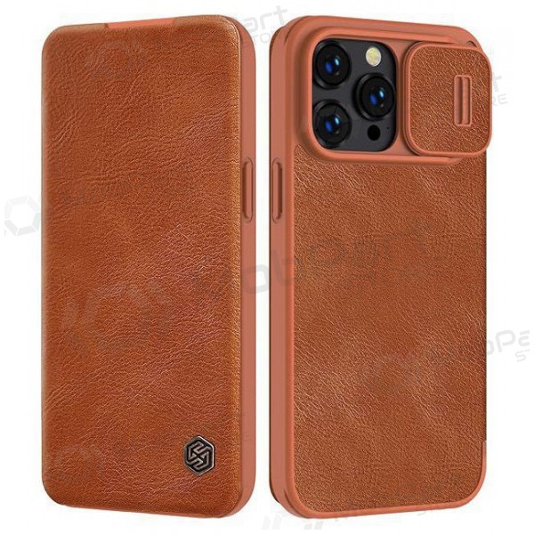 Apple iPhone 14 Pro Max θήκη „Nillkin Leather“ (καφέ)